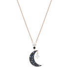 swarovski symbolic pendant multi colored rose gold tone plated