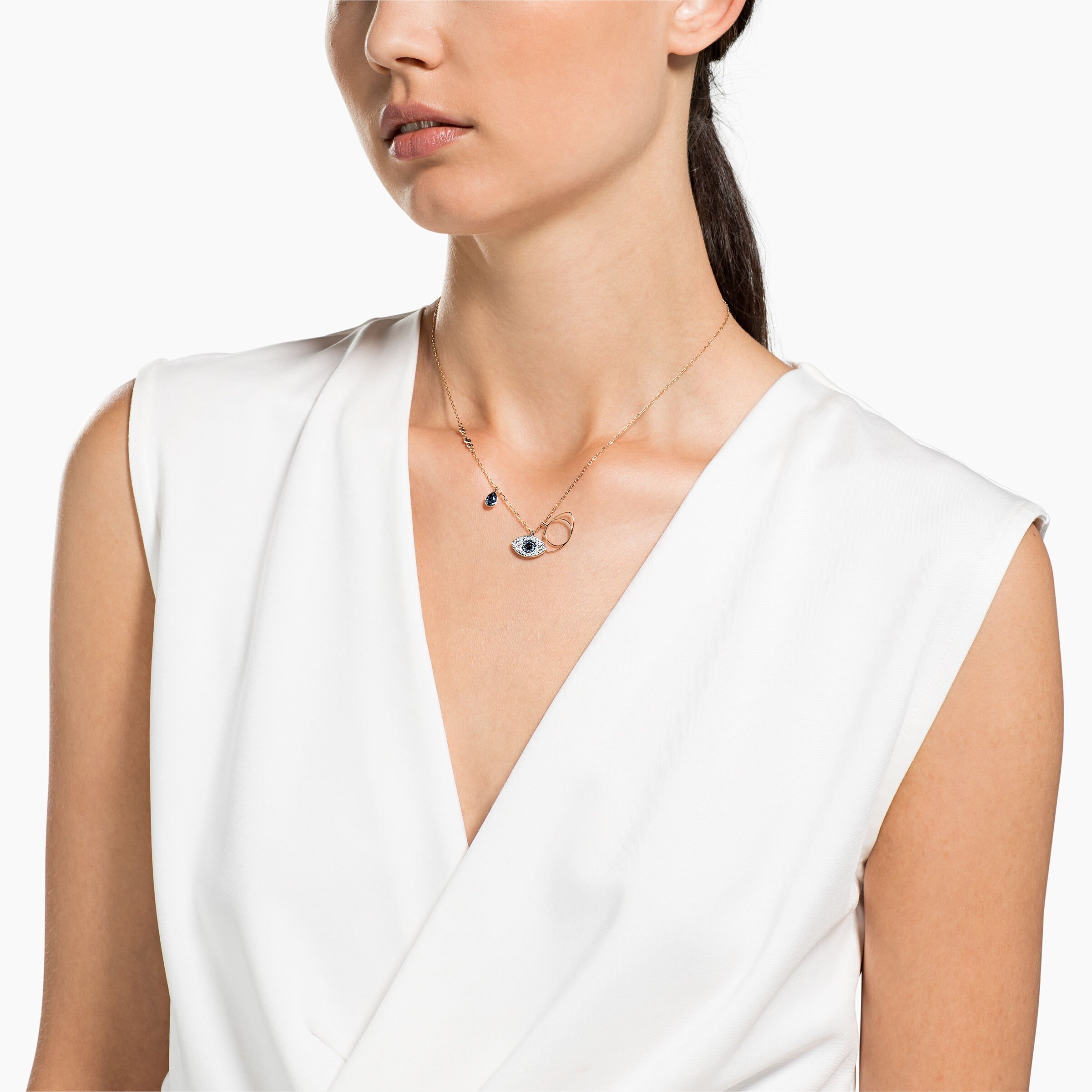 Evil eye jewelry swarovski discount