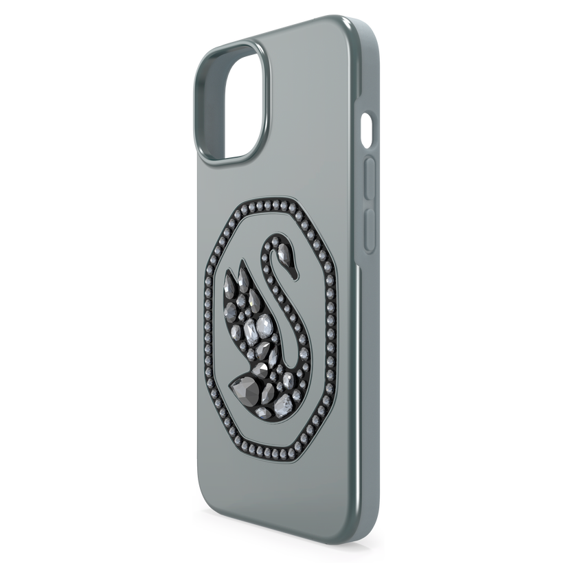 swarovski signum smartphone case  swan  iphone  14  black