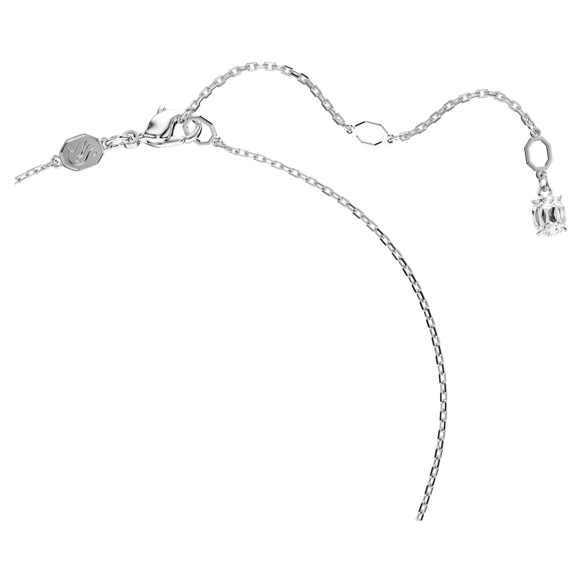 swarovski idyllia set  mixed cuts  snowflake  white  rhodium plated
