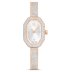 swarovski dextera bangle watch swiss made metal bracelet gold tone champagne gold tone finish
