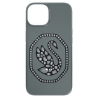 swarovski signum smartphone case swan iphone 14 black