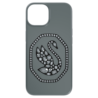 swarovski signum smartphone case  swan  iphone  14  black
