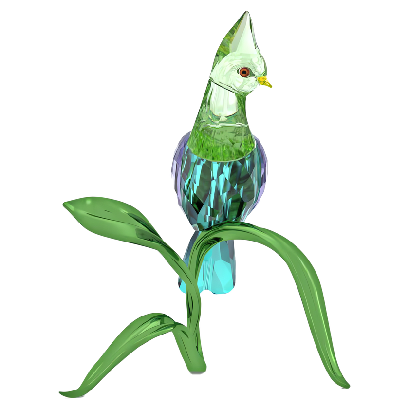 swarovski idyllia green turaco