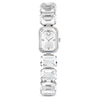 Millenia Watch, Octagon cut bracelet, White, Stainless Steel