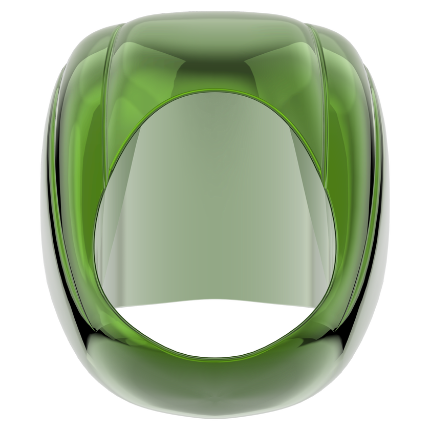 swarovski dulcis cocktail ring  green
