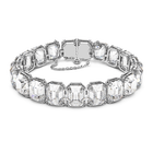 swarovski millenia bracelet small octagon cut crystals white rhodium plated