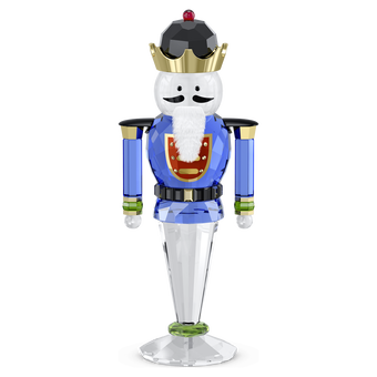 swarovski holiday cheers nutcracker blue large
