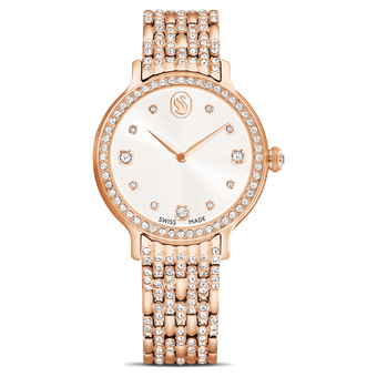 swarovski imber watch swiss made metal bracelet rose gold tone rose gold tone finish