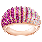 Luxury Domed Ring, Pink, Rose Gold Plating