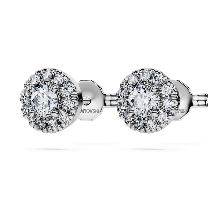 swarovski eternity stud earrings  laboratory grown diamonds 0 45 ct tw  sterling silver