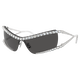 swarovski silver tone
