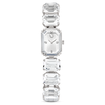 swarovski watch  octagon cut bracelet  white  stainless steel