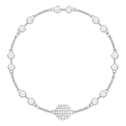 Swarovski Remix Collection Carrier, White, Rhodium Plating