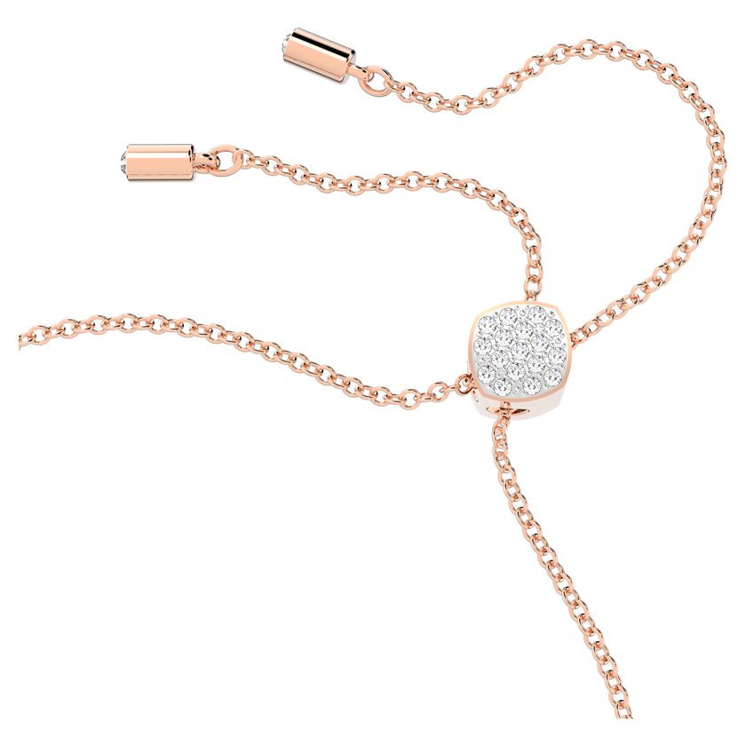 swarovski idyllia lilia bracelet  butterfly  white  18k rose gold finish