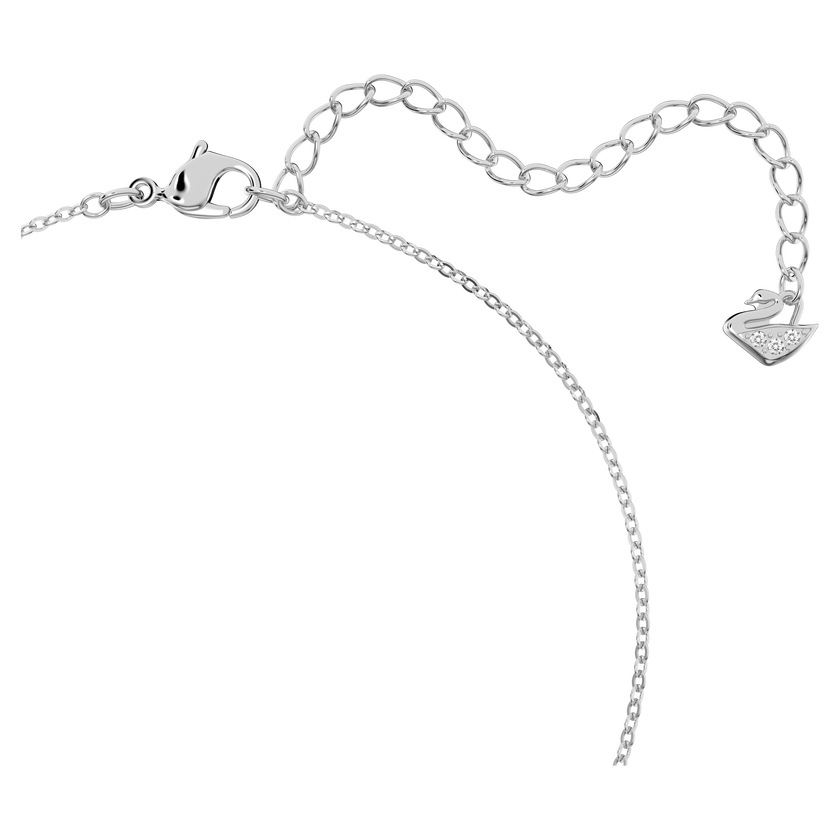 swarovski constella pendant  white  rhodium plated