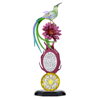 swarovski idyllia sugarbird and dragon fruit totem