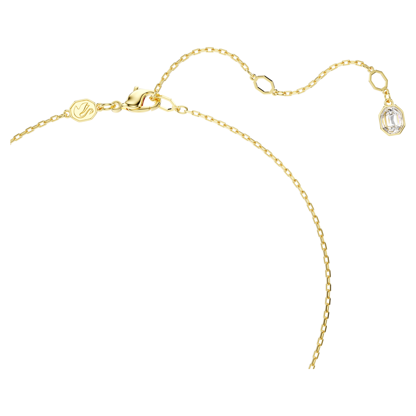 swarovski idyllia y pendant  mixed cuts  flower  multicolored  gold tone plated