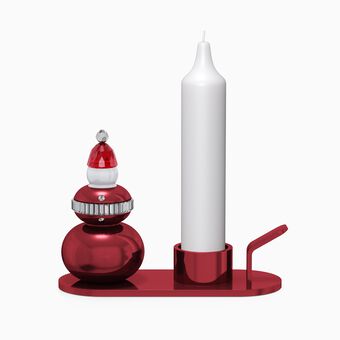 Holiday Cheers Santa Claus Candle Holder