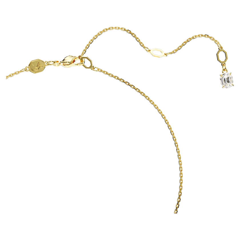 swarovski idyllia pendant  crystal pearls  seahorse  white  gold tone plated