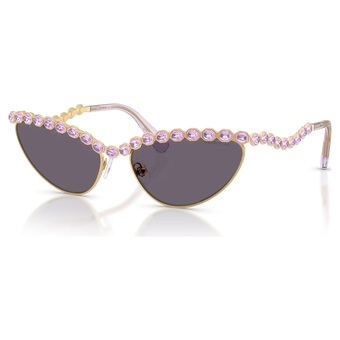 swarovski sunglasses cat eye shape purple