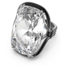 swarovski harmonia ring oversized floating crystal white mixed metal finish