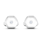 Theo Air Element Cufflinks, White