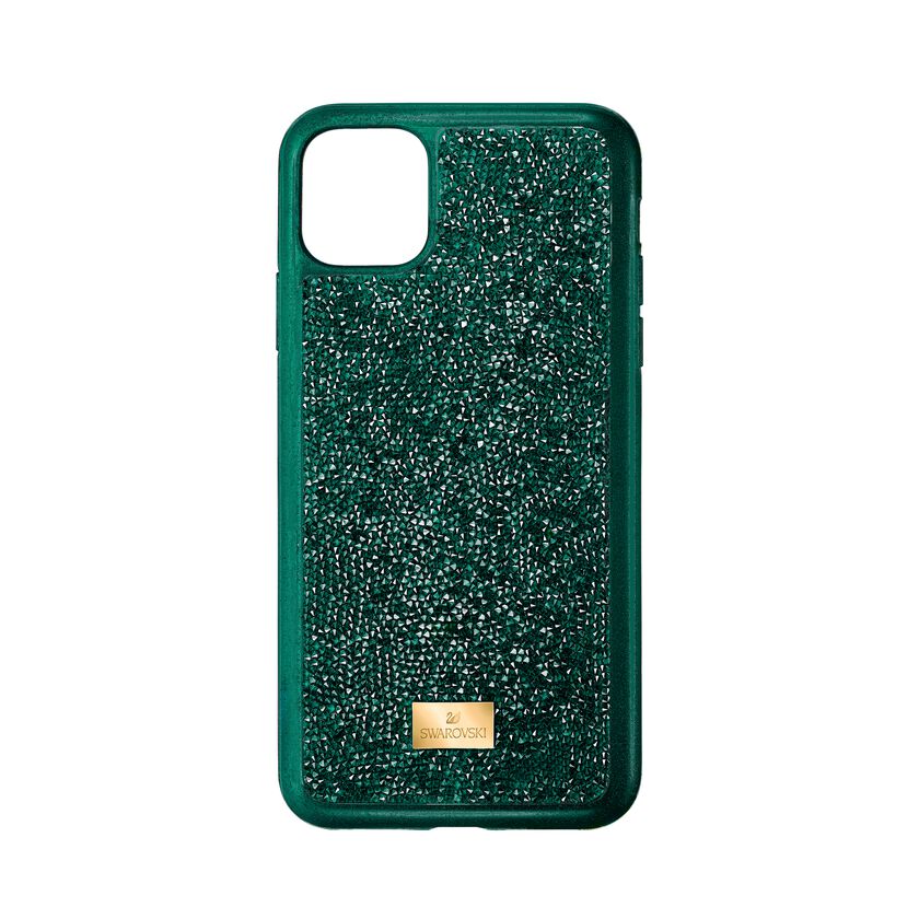 Glam Rock Smartphone Case with Bumper, iPhone® 11 Pro, Green