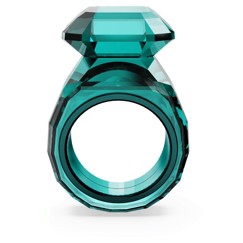 swarovski lucent cocktail ring  green
