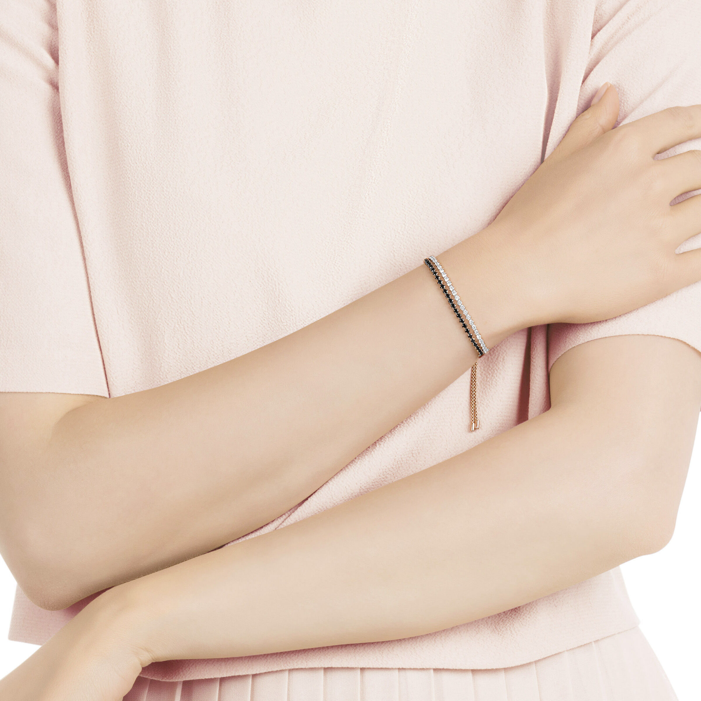 Swarovski subtle bracelet new arrivals rose gold