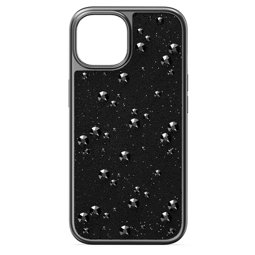 swarovski high smartphone case  iphone  15  black