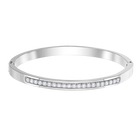 Further Bangle, White, Stainless steel
