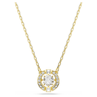 swarovski una angelic pendant  mixed cuts  white  18k gold finish