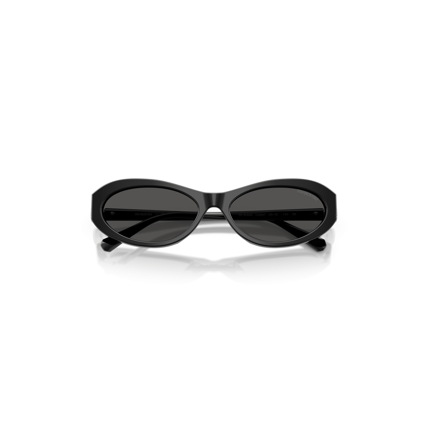 swarovski sunglasses  oval shape  sk6069  black