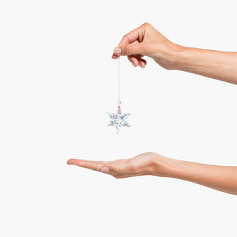 swarovski star ornament  shimmer  medium