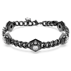 swarovski numina bracelet round cut white ruthenium plated