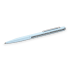 Crystal Shimmer Ballpoint Pen, Light Blue, Chromed plated