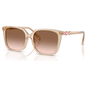 swarovski sunglasses  square shape  sk6049  beige