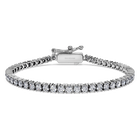 swarovski eternity tennis bracelet laboratory grown diamonds 3 ct tw 18k white gold