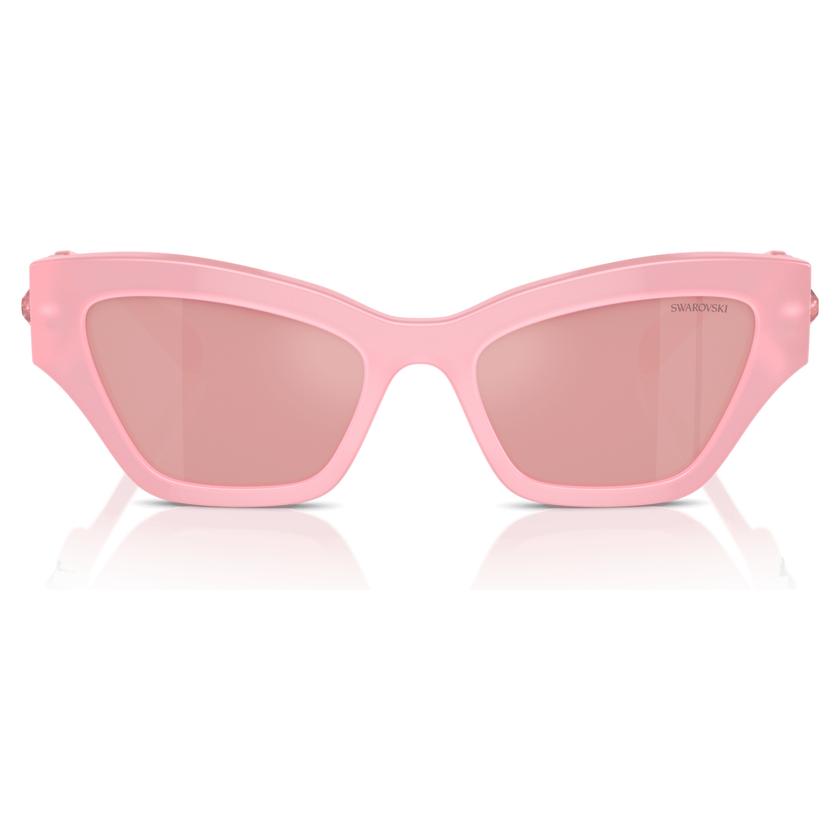 swarovski sunglasses  cat eye shape  pink