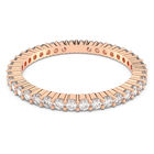 swarovski vittore ring white rose gold plated