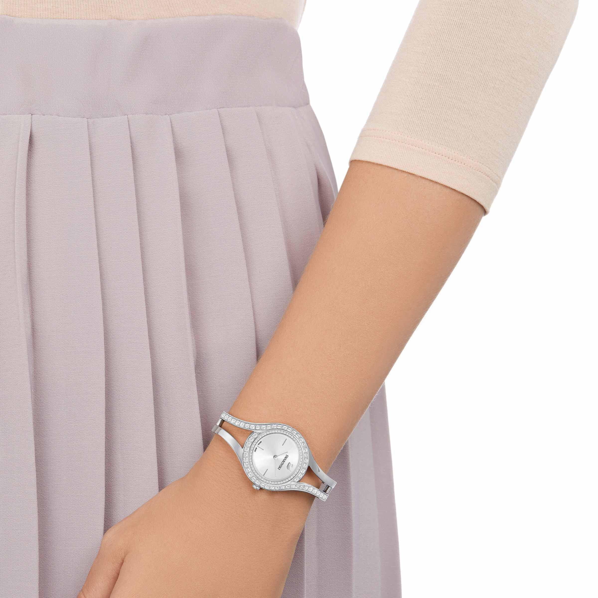 Swarovski hotsell white watch