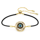 swarovski symbolica bracelet evil eye multicolored gold tone plated