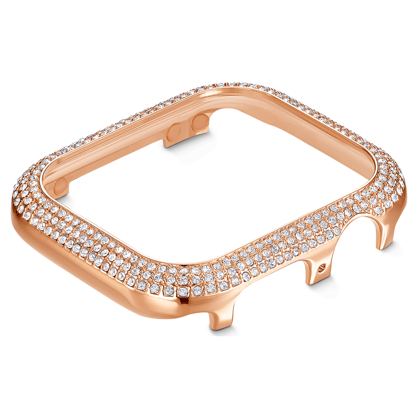swarovski sparkling case  for apple watch  series 4   5  40 mm  rose gold tone