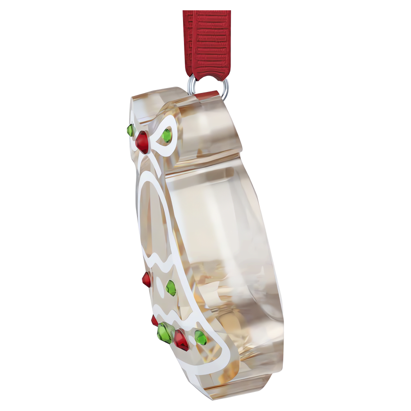 swarovski holiday cheers gingerbread bell ornament