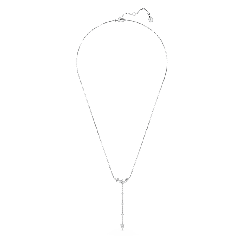 swarovski galaxy y necklace  lab grown diamonds  0 7 ct tw  mixed shapes  sterling silver