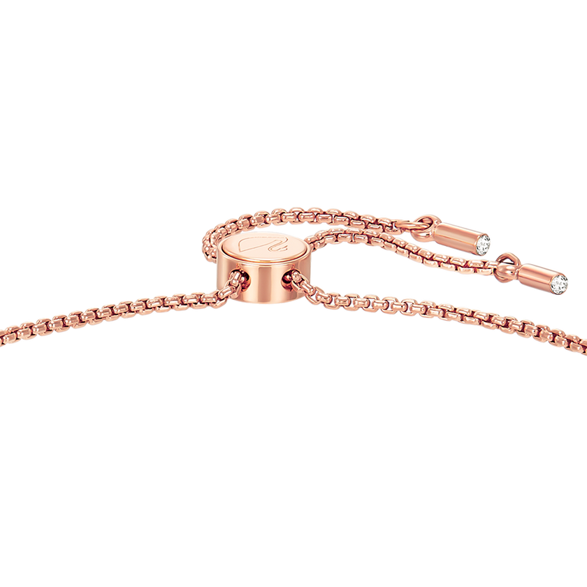 swarovski subtle bracelet  red  rose gold tone plated