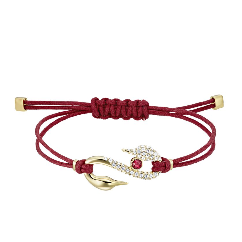 Swarovski Power Collection Bracelet, Red, Gold-tone plated