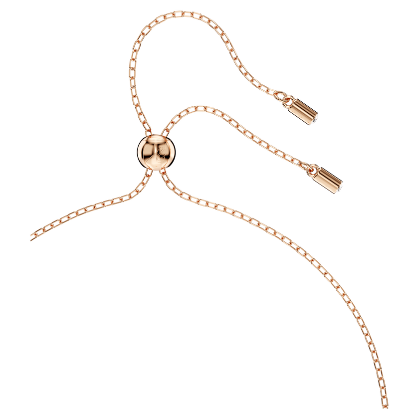 swarovski dextera pendant  pav   white  18k rose gold finish