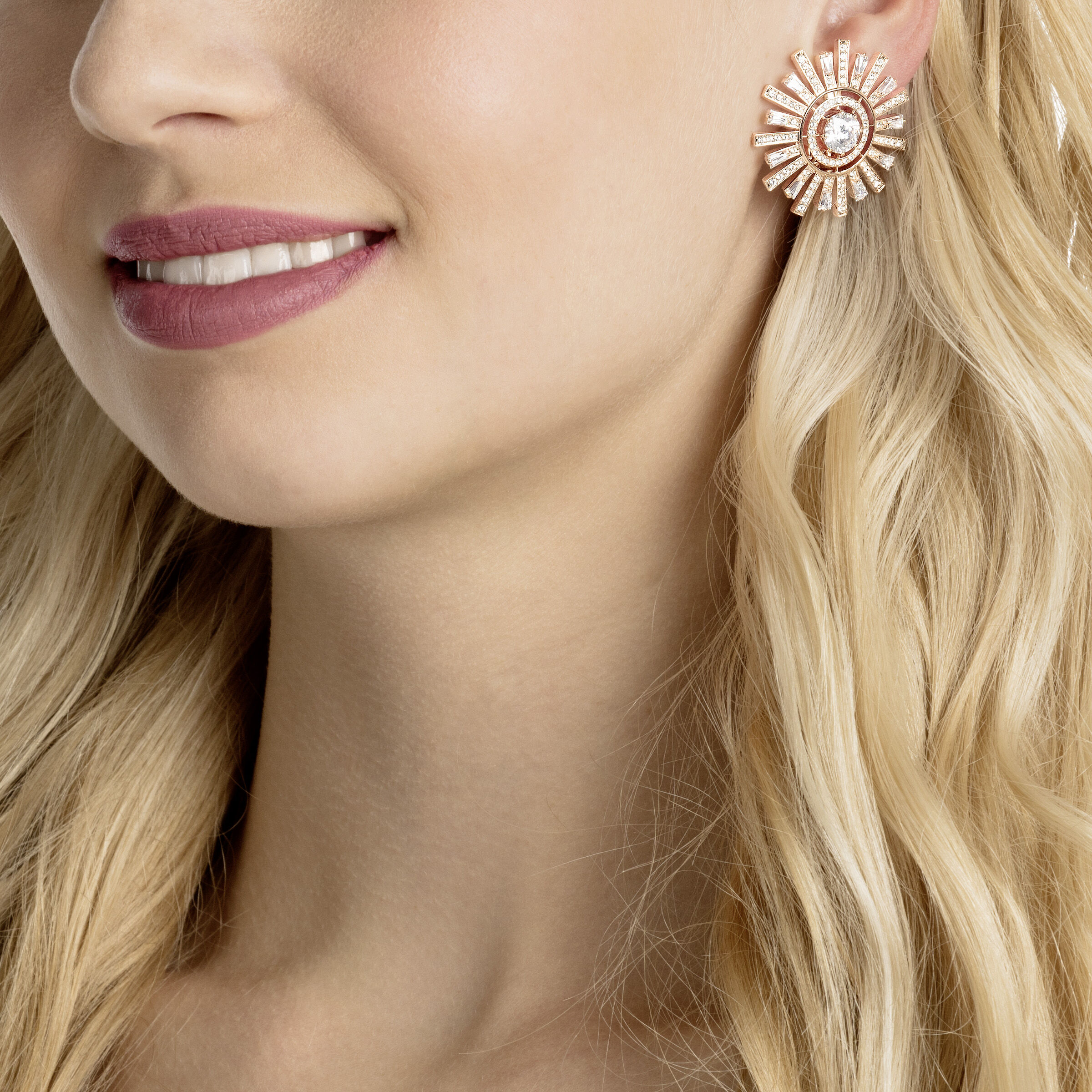 Swarovski sunshine online pierced earrings
